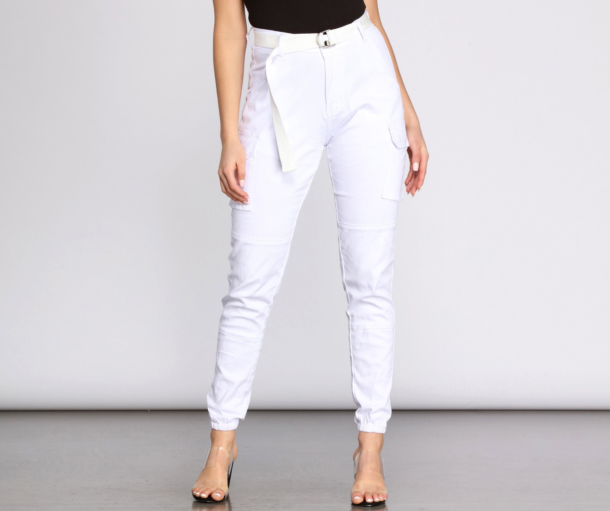 Cutie In Charge Cargo Joggers - Lady Occasions