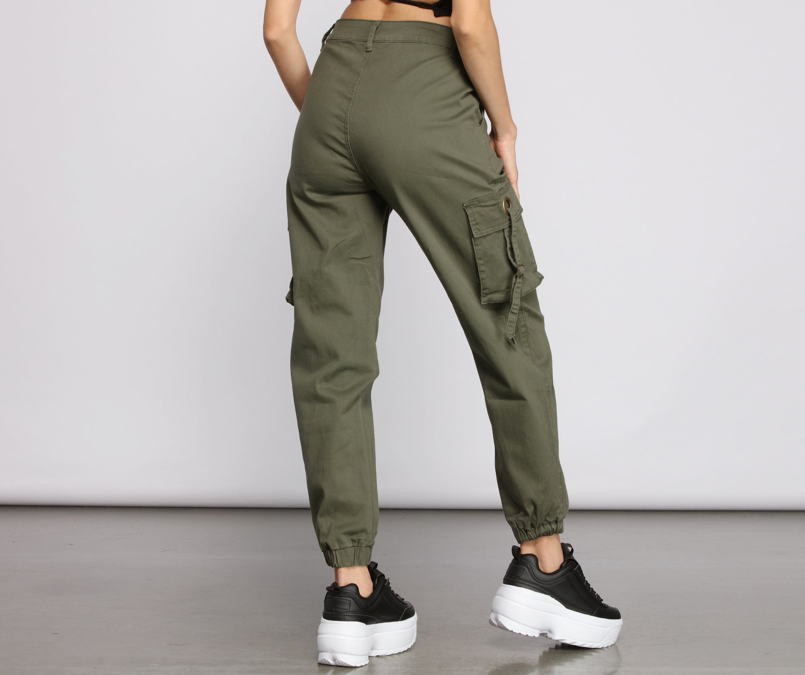 Casual Chic Cargo Jogger Pants - Lady Occasions