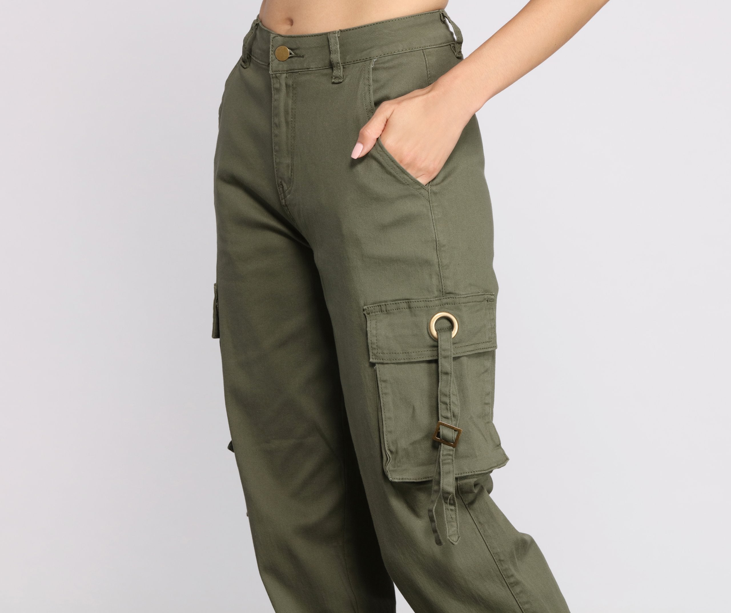 Casual Chic Cargo Jogger Pants - Lady Occasions