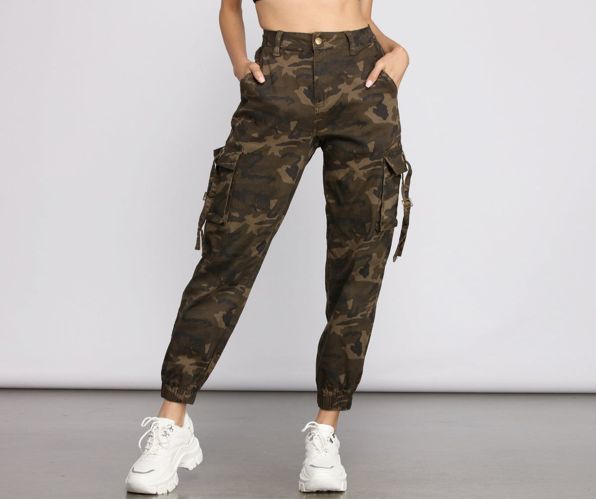 Casual Chic Cargo Jogger Pants - Lady Occasions