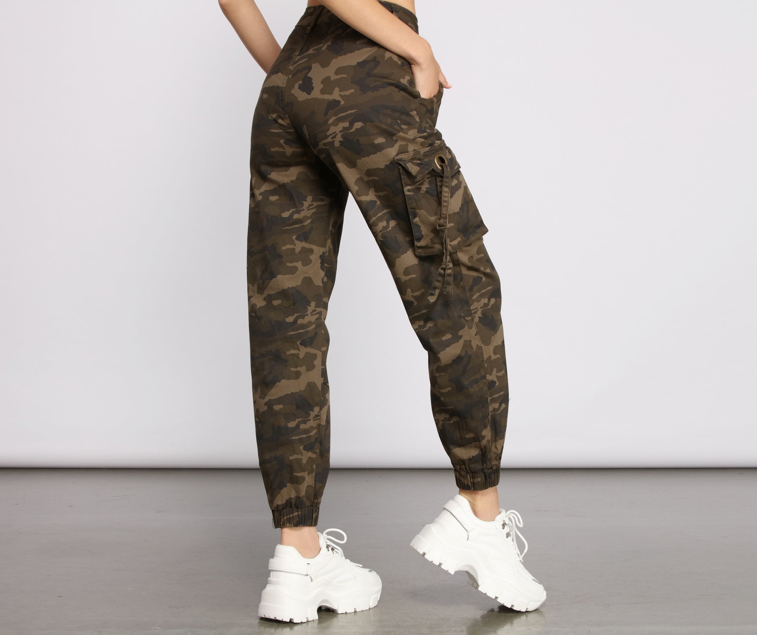 Casual Chic Cargo Jogger Pants - Lady Occasions