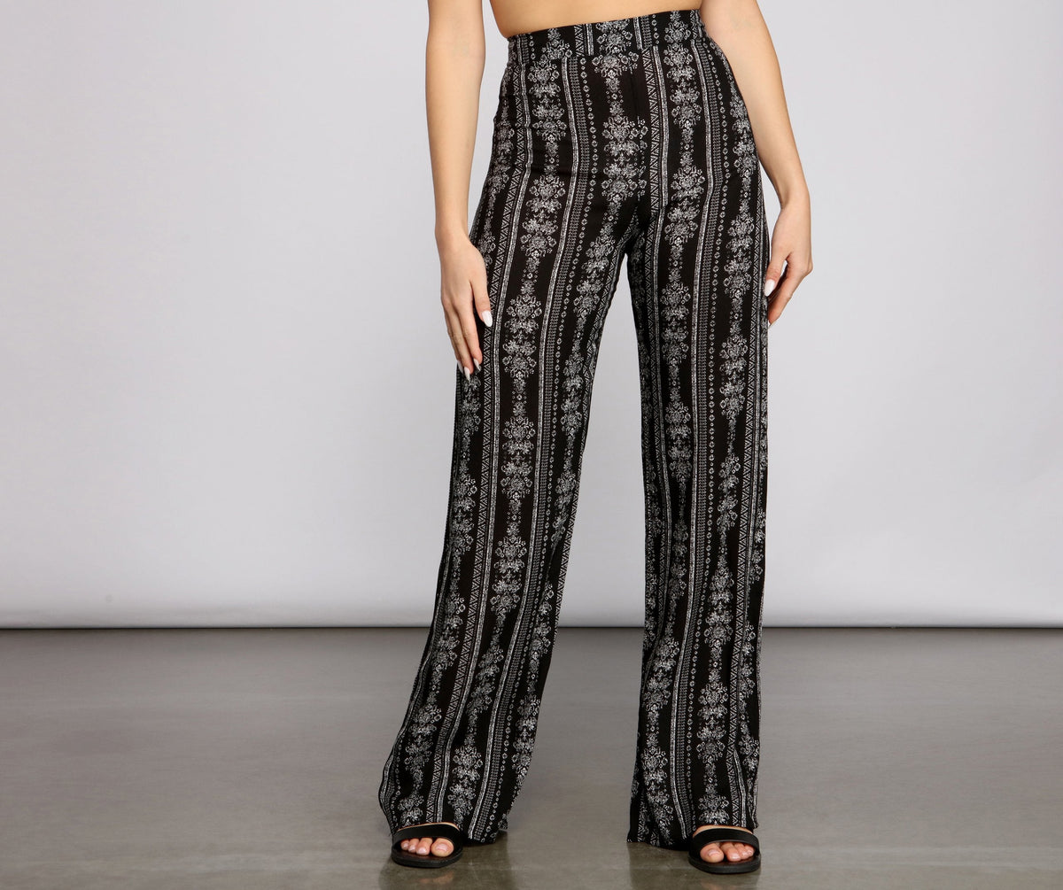 Effortless Beauty Boho Wide-Leg Pants - Lady Occasions