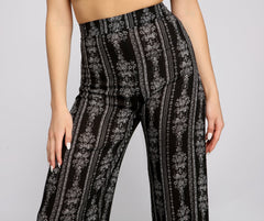 Effortless Beauty Boho Wide-Leg Pants - Lady Occasions