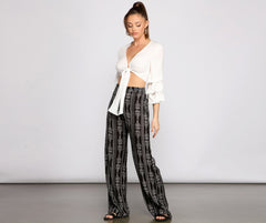 Effortless Beauty Boho Wide-Leg Pants - Lady Occasions