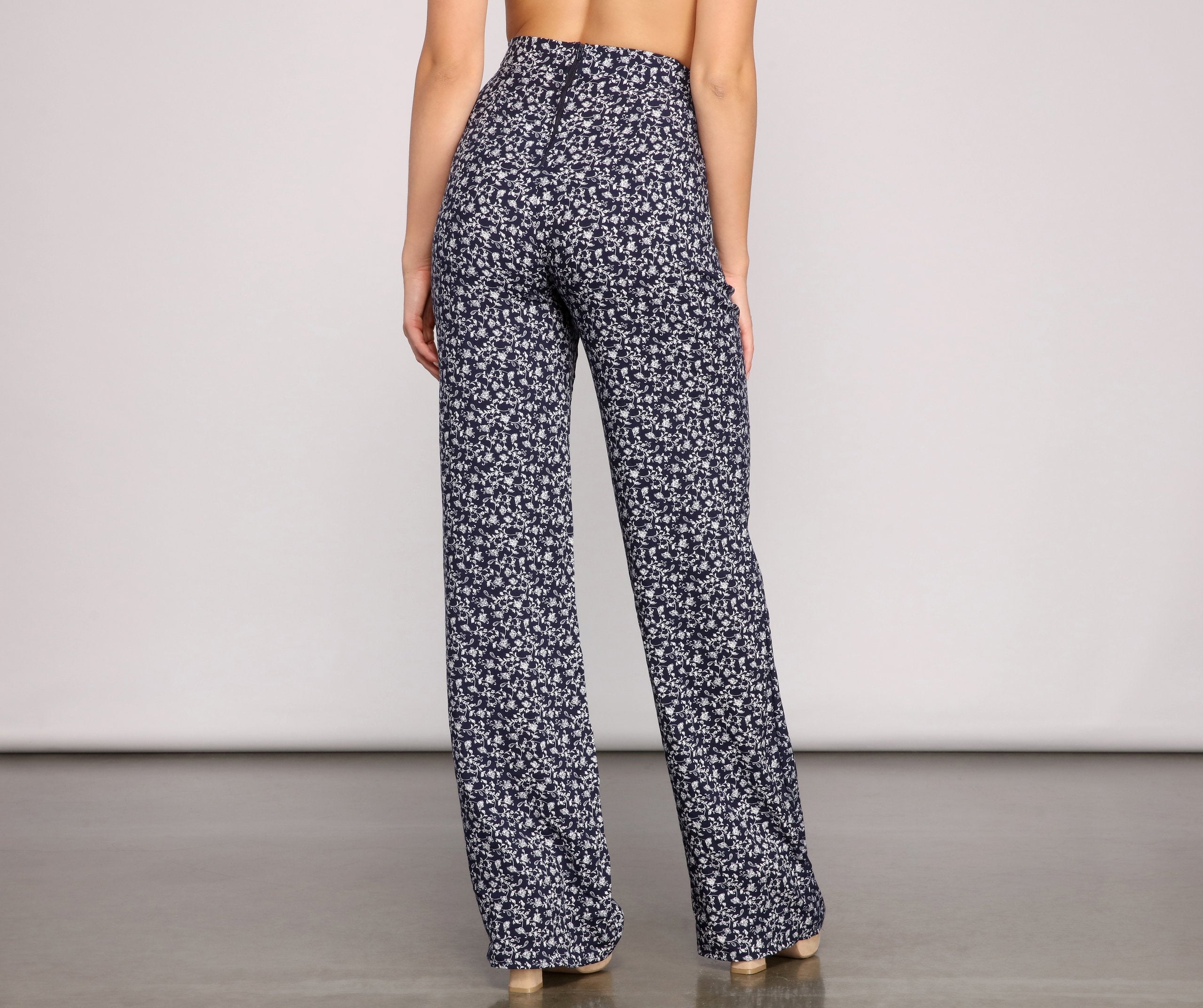 Boho Beauty Wide-Leg Pants - Lady Occasions