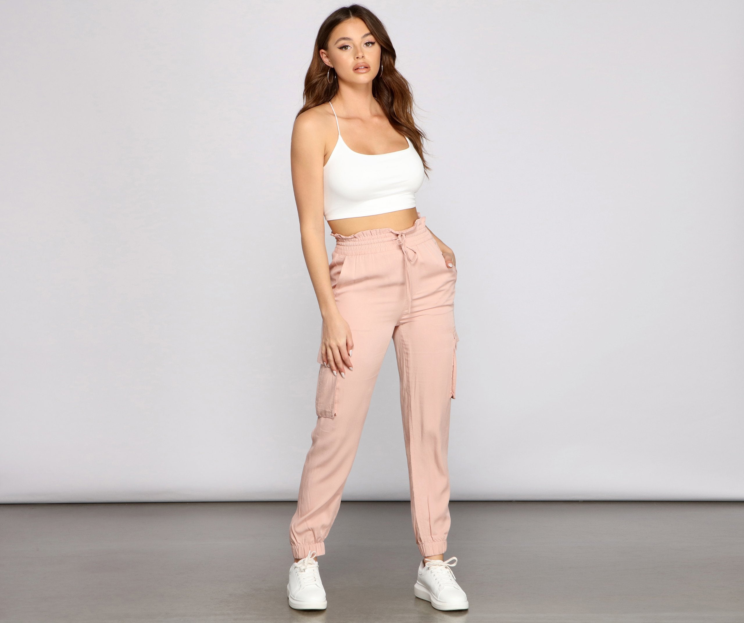 Trendy Moment Cargo Joggers - Lady Occasions