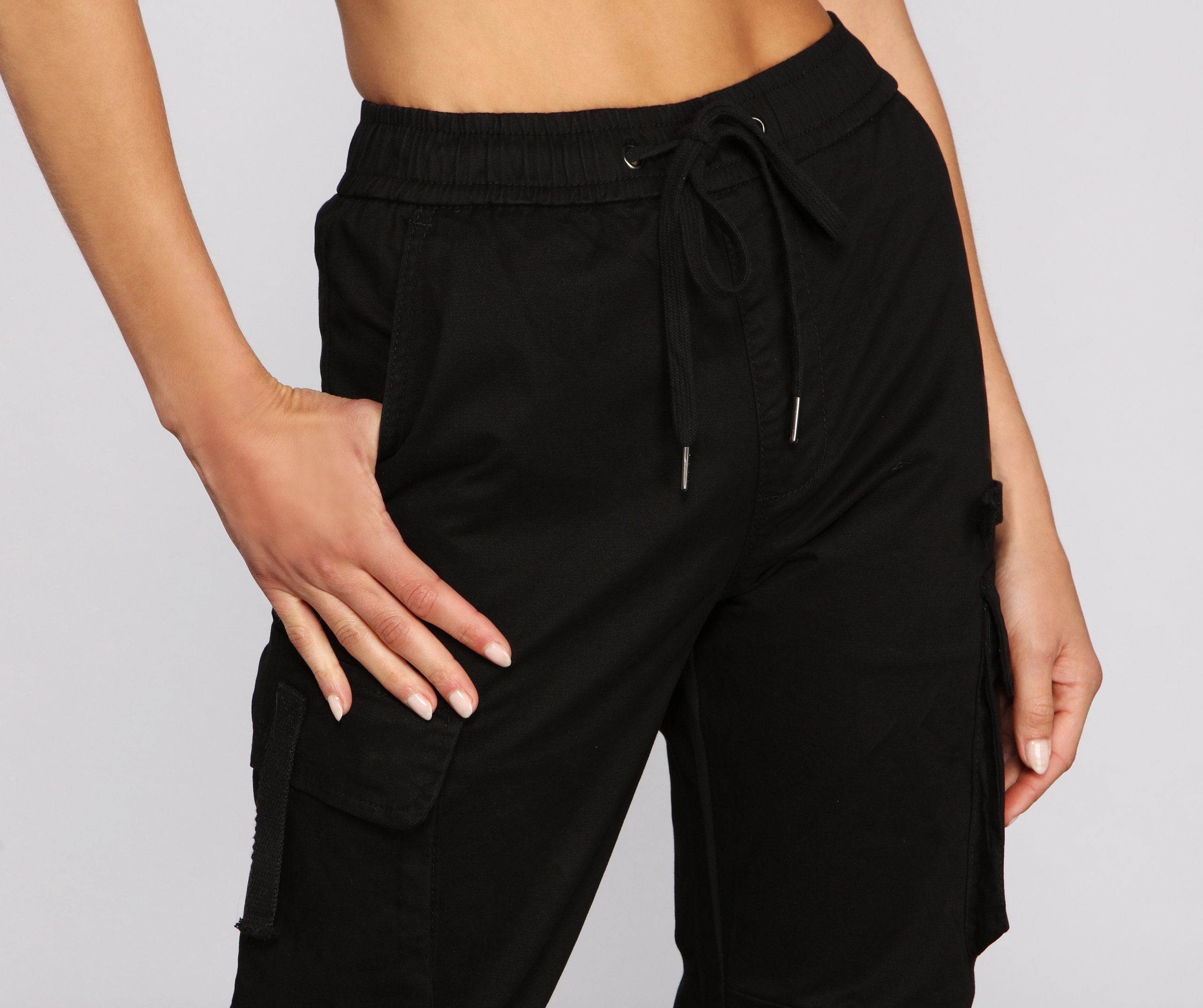 Casual-Chic Cargo Joggers - Lady Occasions