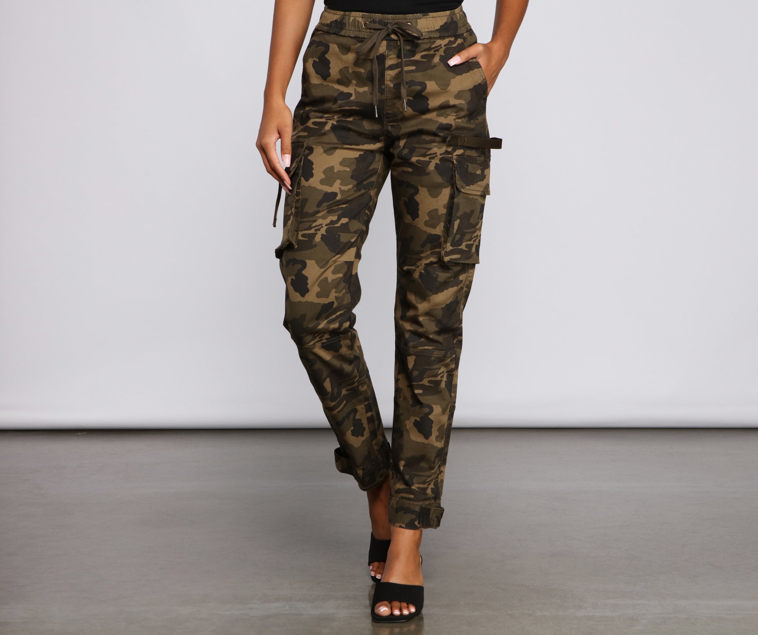 Lowkey Style High Rise Cargo Joggers - Lady Occasions