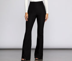 High Waist Flare Pants - Lady Occasions