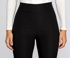 High Waist Flare Pants - Lady Occasions