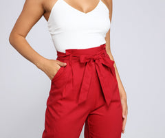 Effortlessly Stylish Tie-Waist Jumpsuit - Lady Occasions