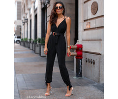 Feeling Glam And Gorgeous Sleeveless Jumpsuit - Lady Occasions