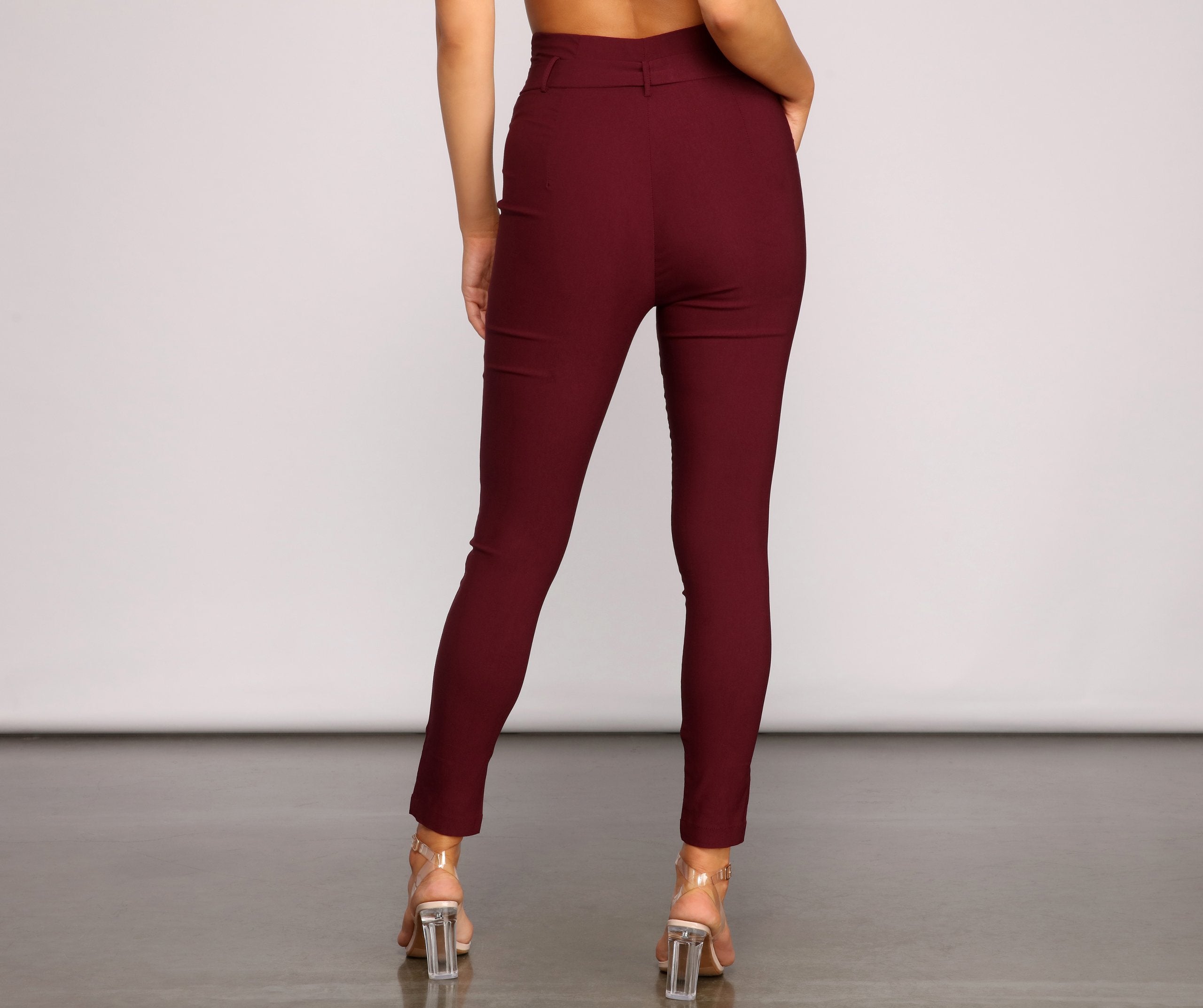 Elevated And Chic Paper Bag Pants - Lady Occasions