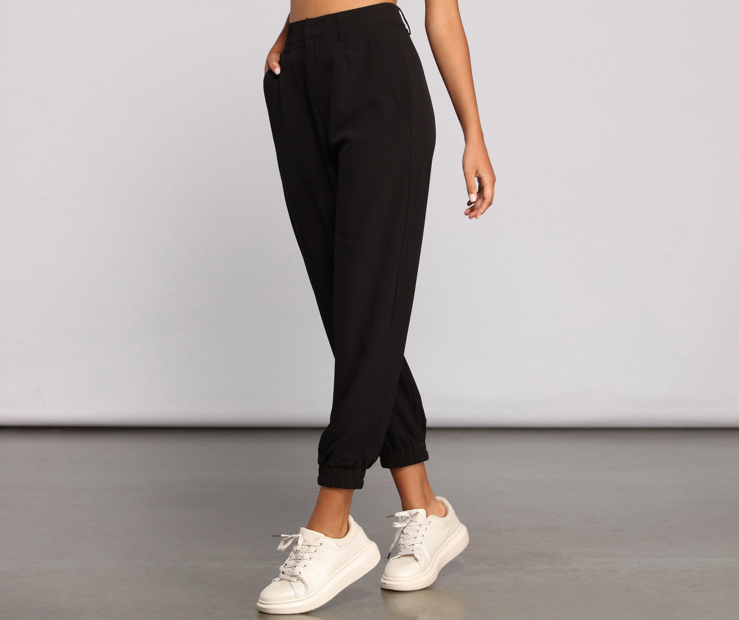 Casual-Chic Trouser Joggers - Lady Occasions