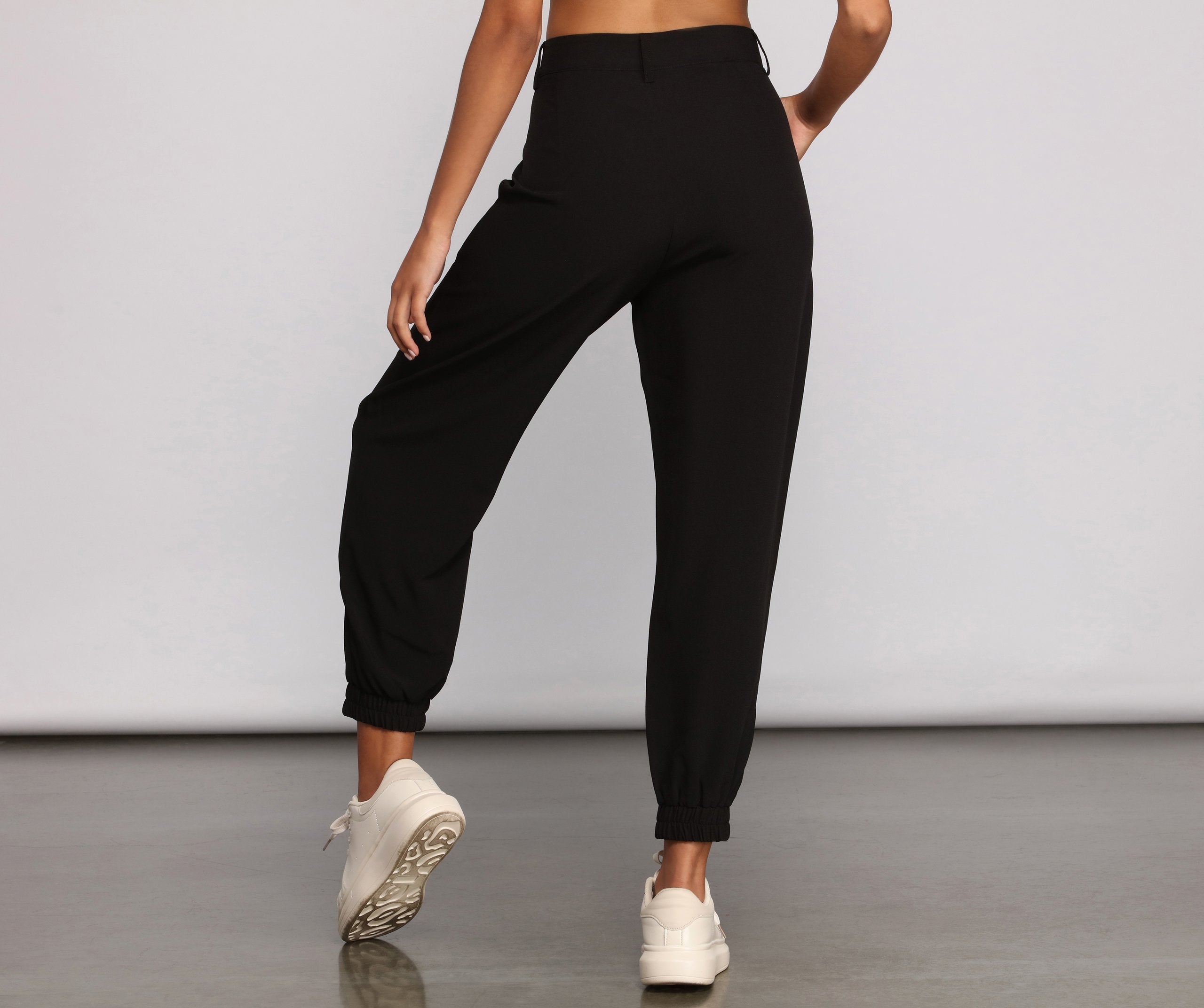 Casual-Chic Trouser Joggers - Lady Occasions