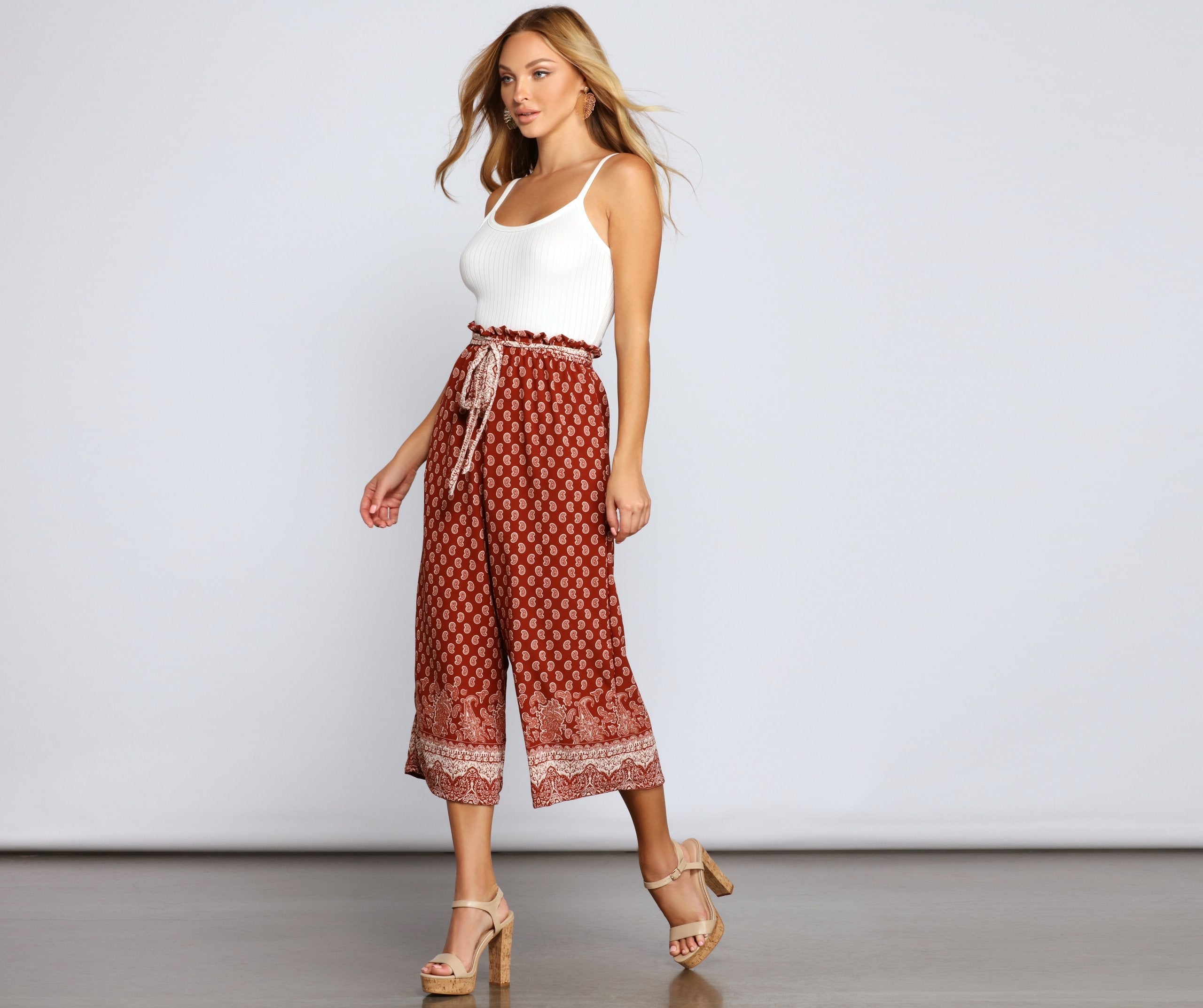 Carefree Glamour Bohemian Paisley Jumpsuit - Lady Occasions