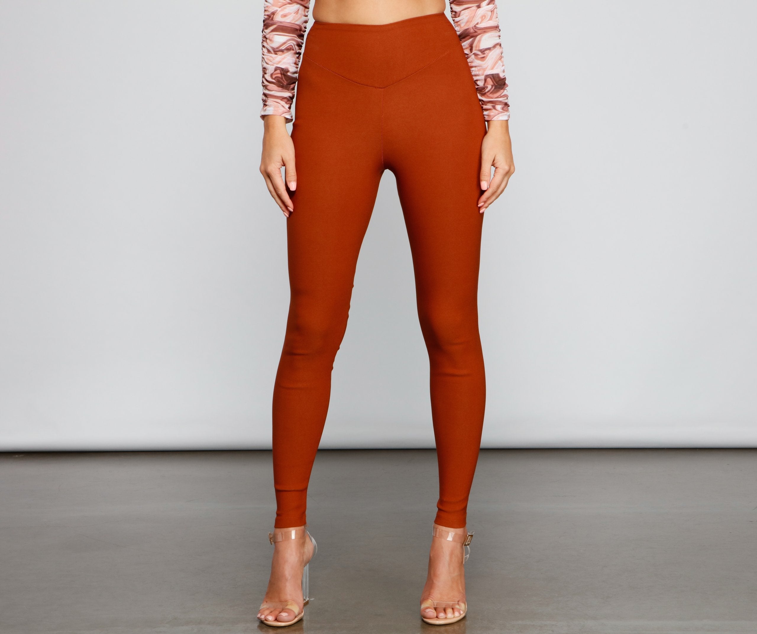 On Point High Waist Leggings - Lady Occasions