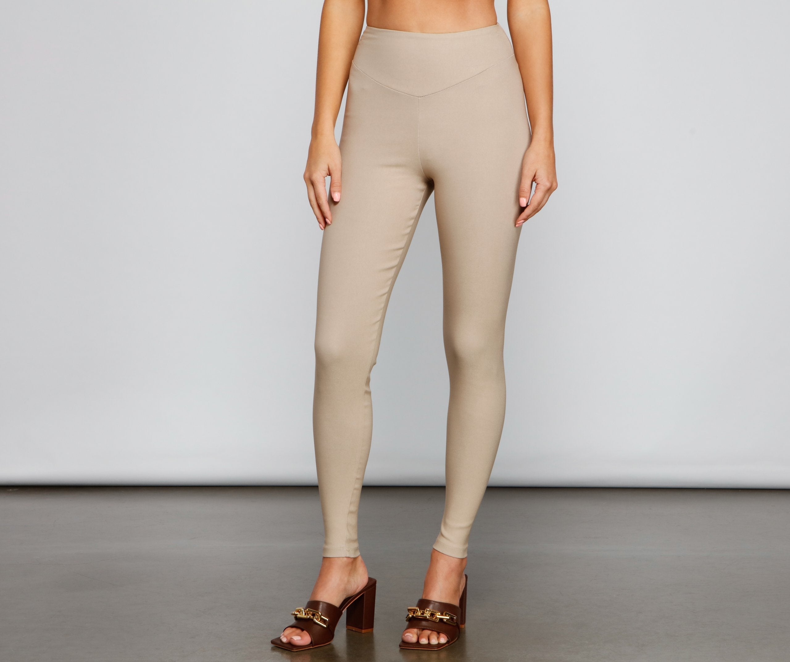 On Point High Waist Leggings - Lady Occasions