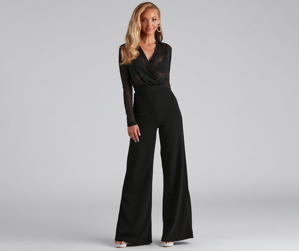 Style Icon Wide Leg Jumpsuit - Lady Occasions