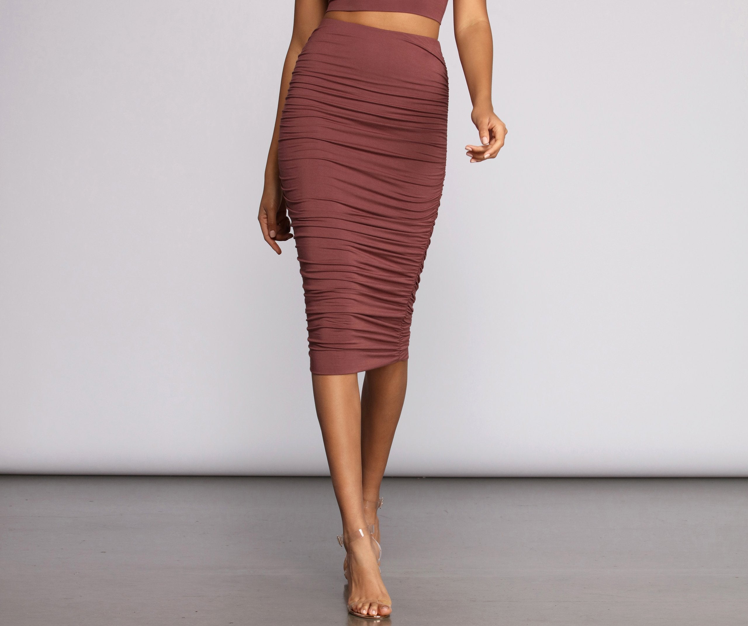 Be My Baby Midi Skirt - Lady Occasions