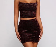 Heart Of Glam High Waist Mini Skirt - Lady Occasions