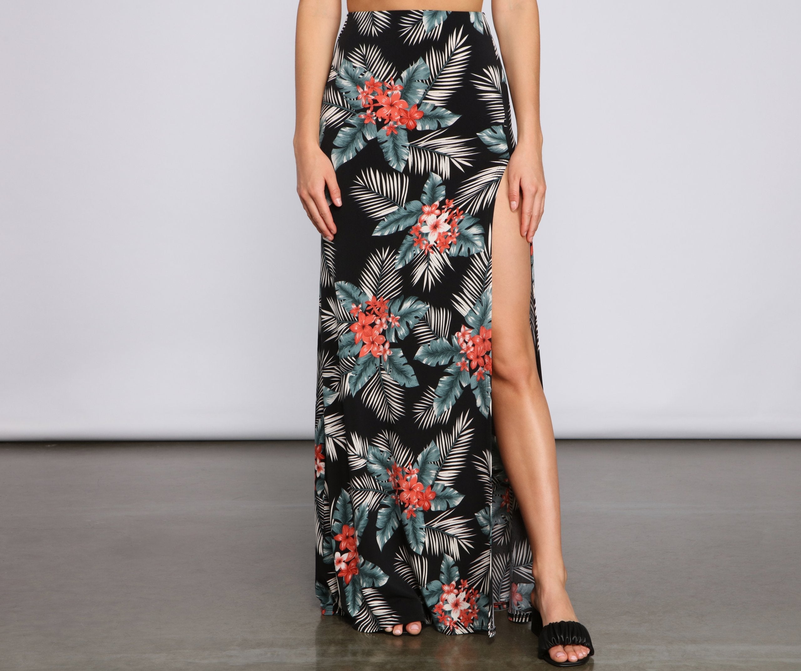 Pretty In Paradise Maxi Skirt - Lady Occasions