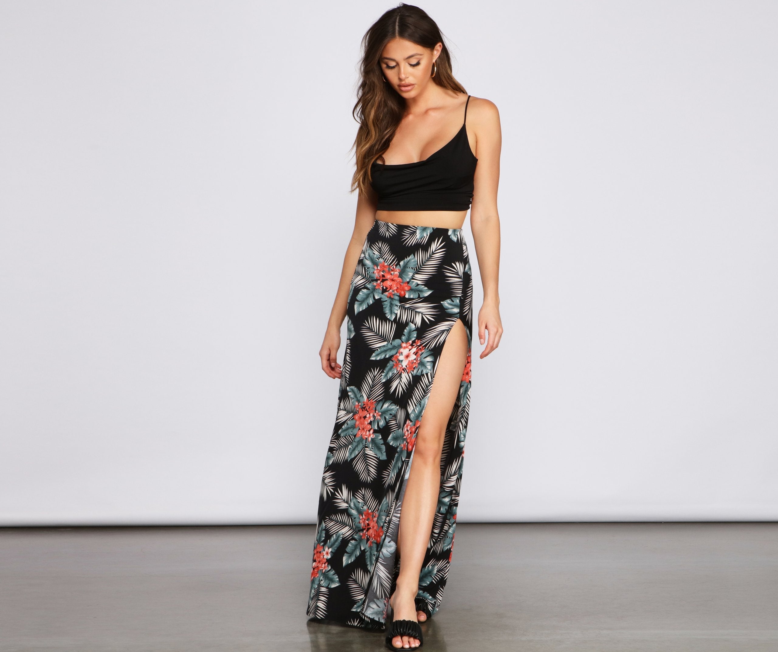 Pretty In Paradise Maxi Skirt - Lady Occasions