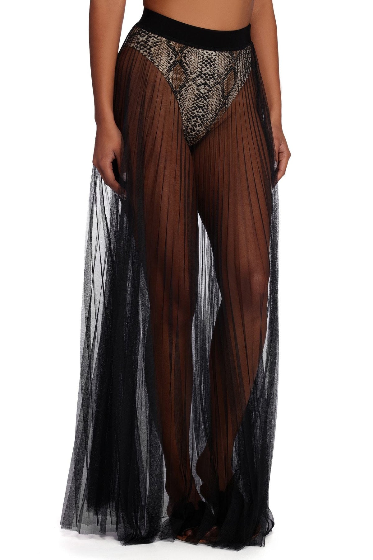 Mesmerizing In Mesh Maxi Skirt - Lady Occasions