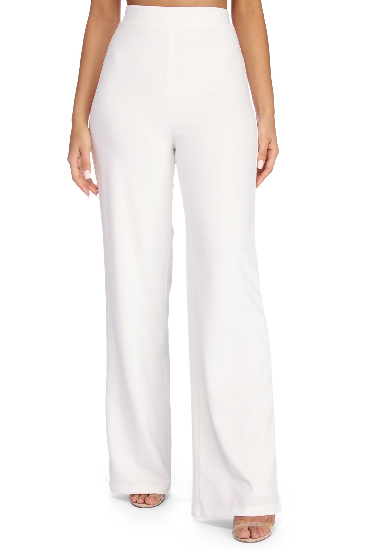 Such A Romantic High Waist Pants - Lady Occasions