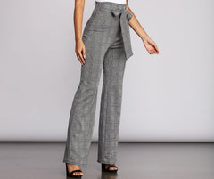 Check It Off Straight Leg Pants - Lady Occasions