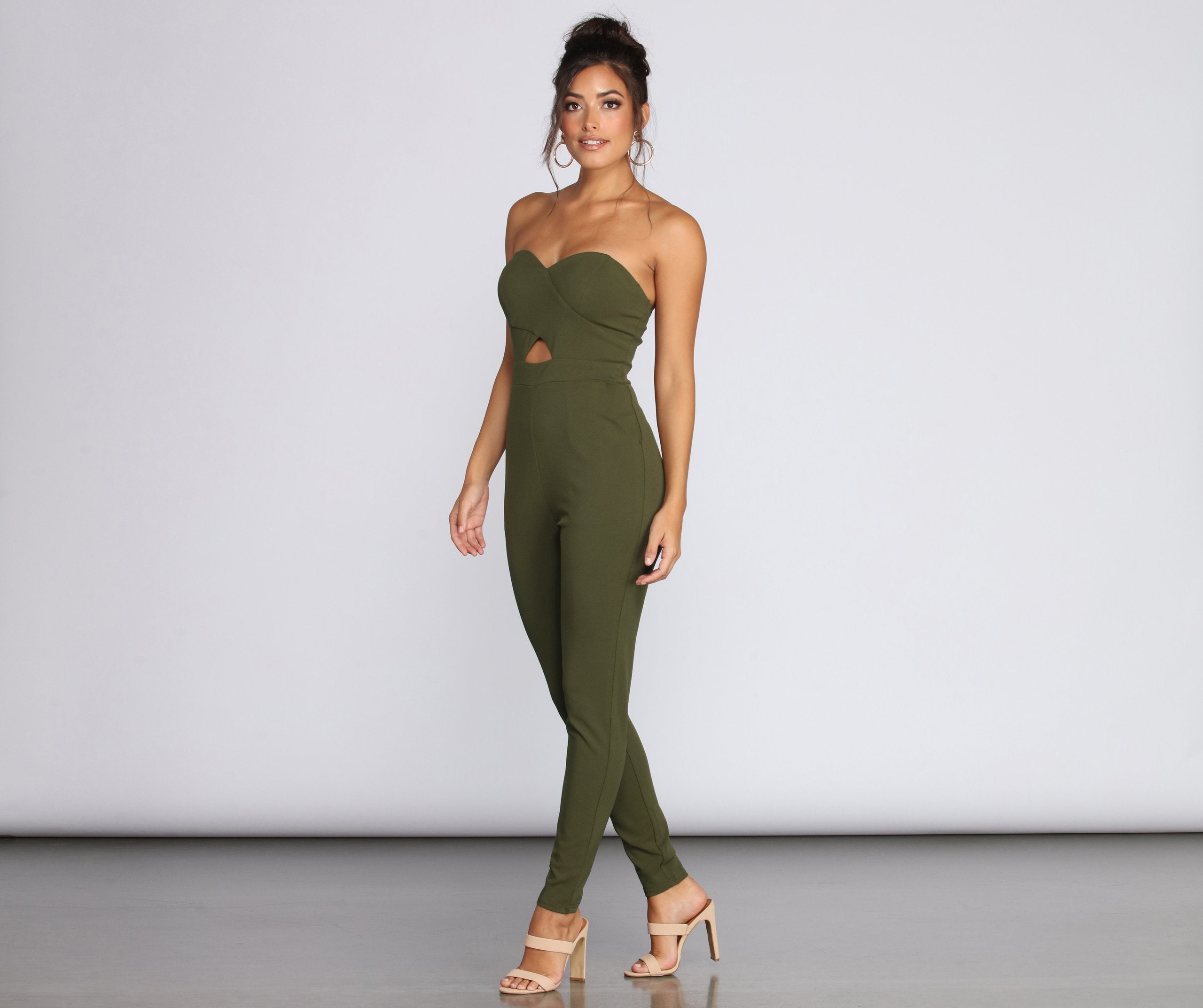 Be Mine Sweetheart Tapered Jumpsuit - Lady Occasions