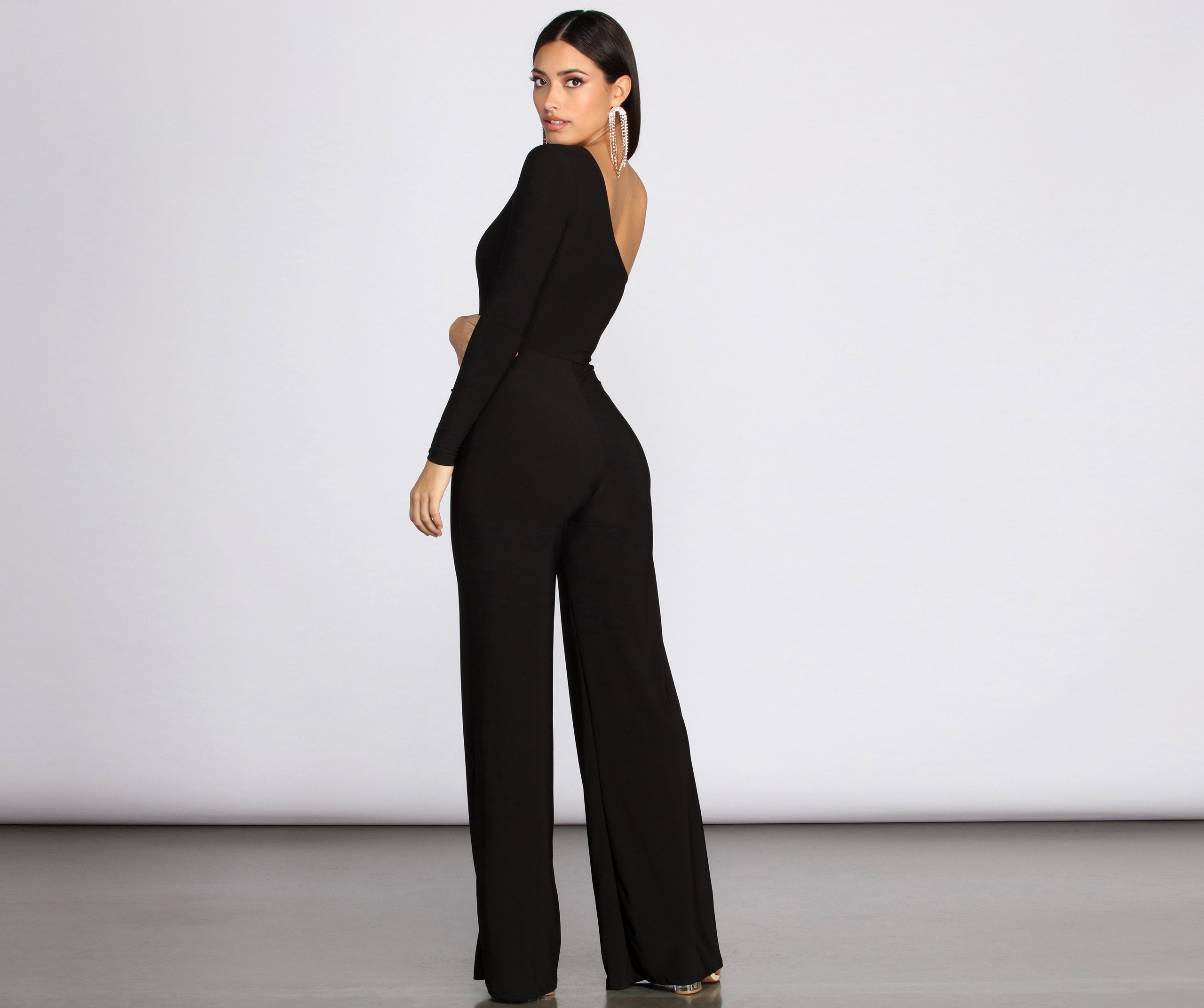 On Show One Shoulder Jumpsuit - Lady Occasions