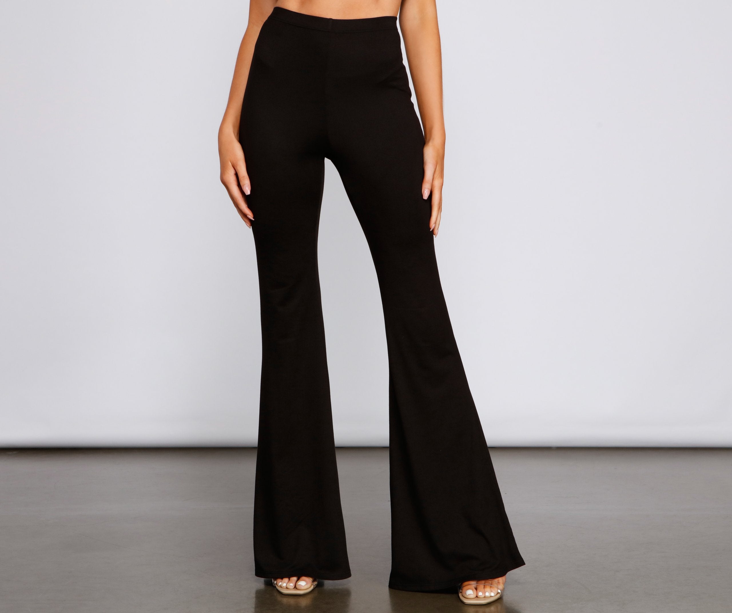 Trendsetting Babe Flared Pants - Lady Occasions