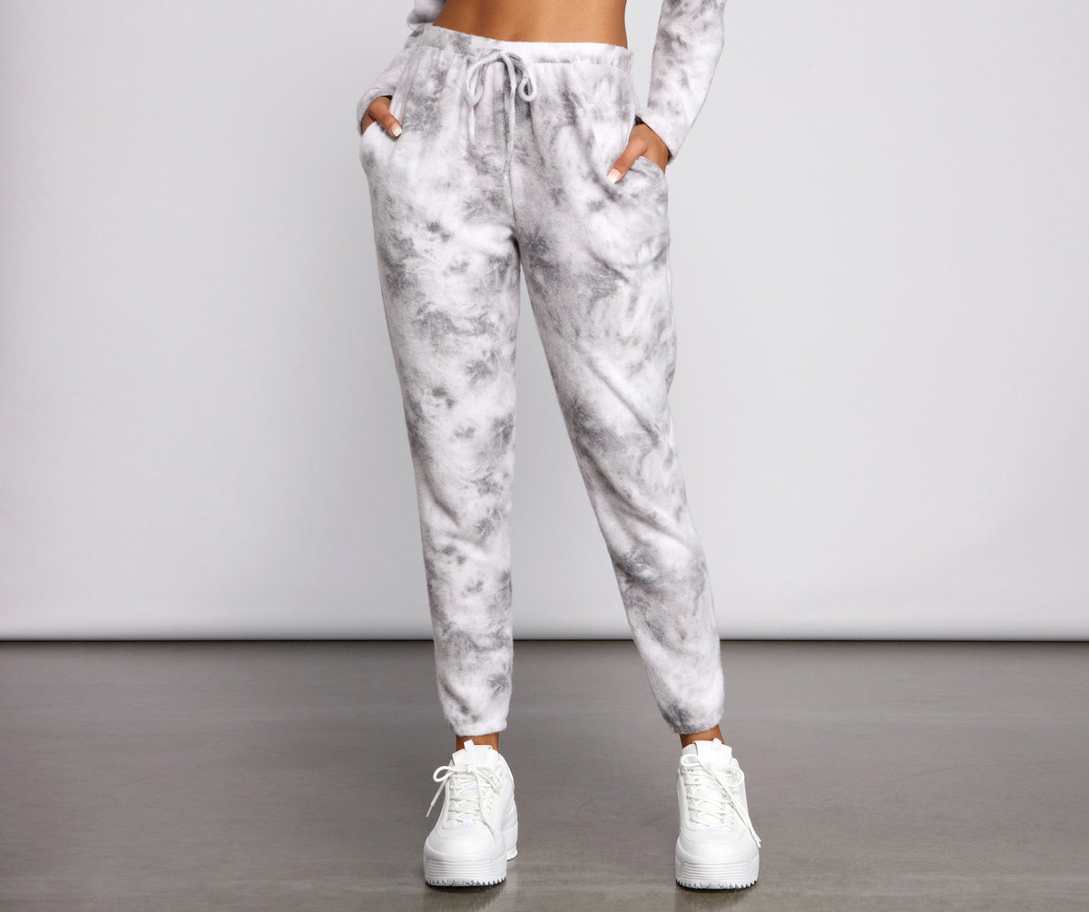 Major Cozy Vibes Tie Dye Joggers - Lady Occasions