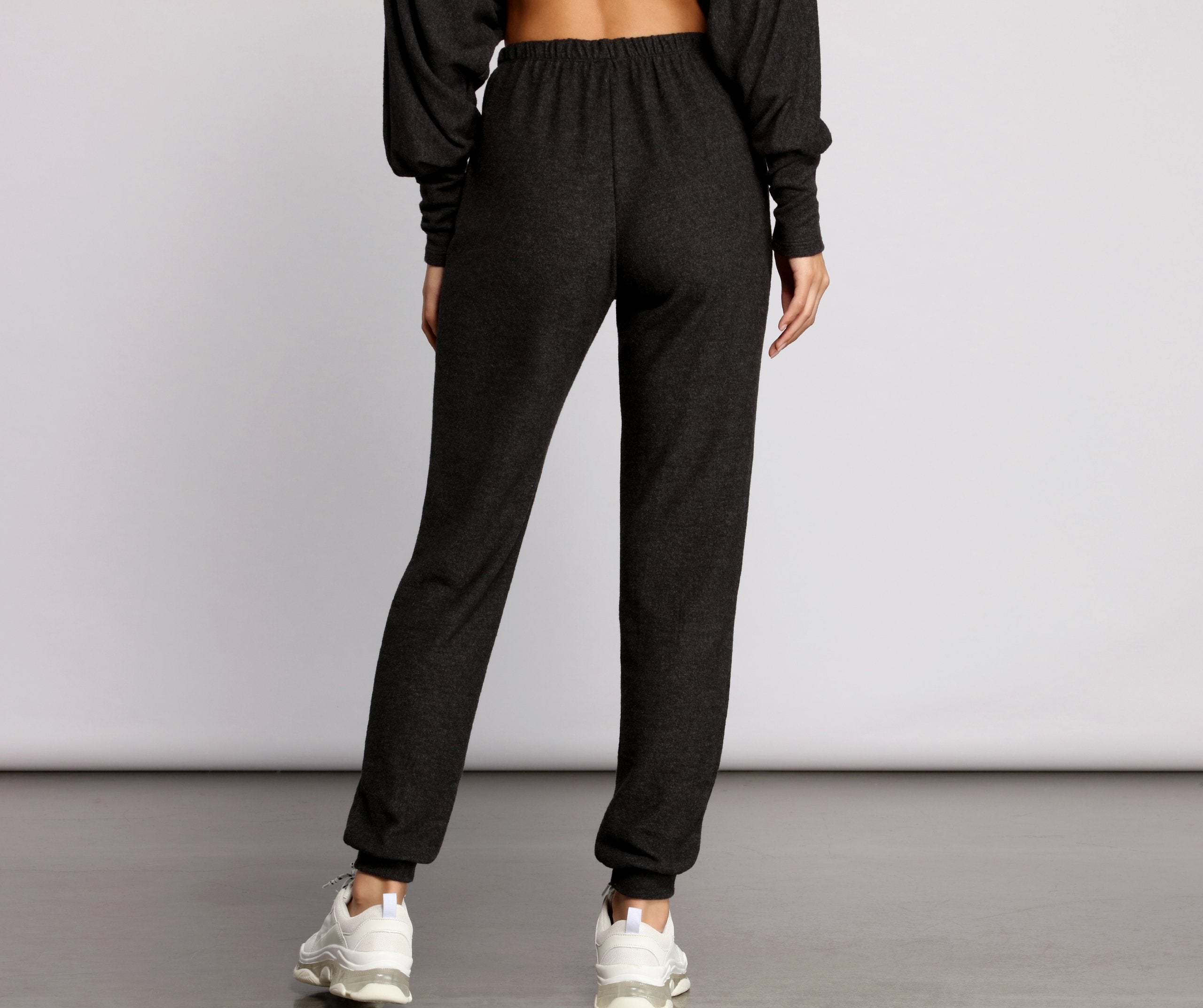 Keeping Knit' Basic Joggers - Lady Occasions