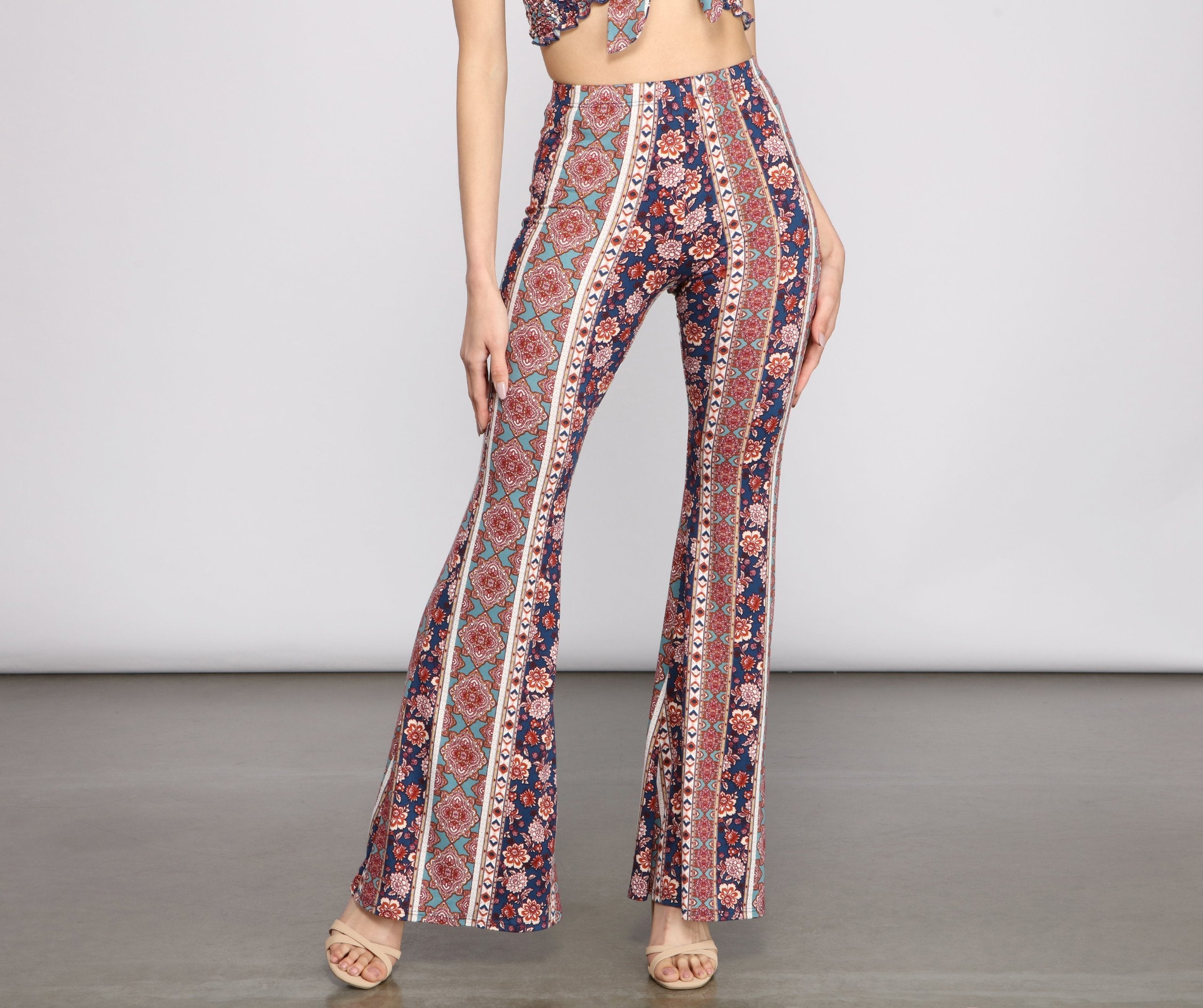 Wanderlust Beauty Flared Pants - Lady Occasions