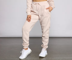 Back To Basics High Waist Joggers - Lady Occasions