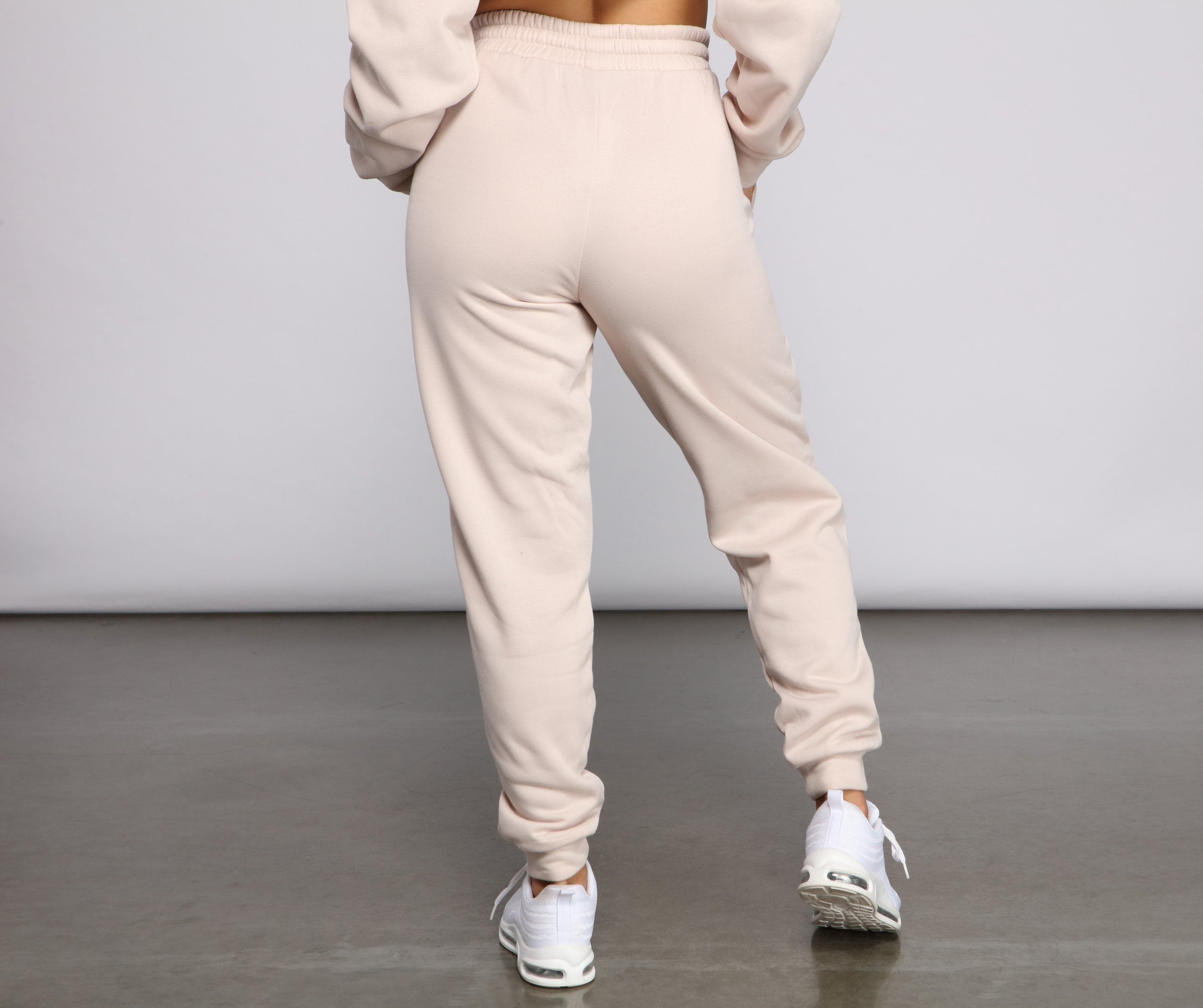 Back To Basics High Waist Joggers - Lady Occasions