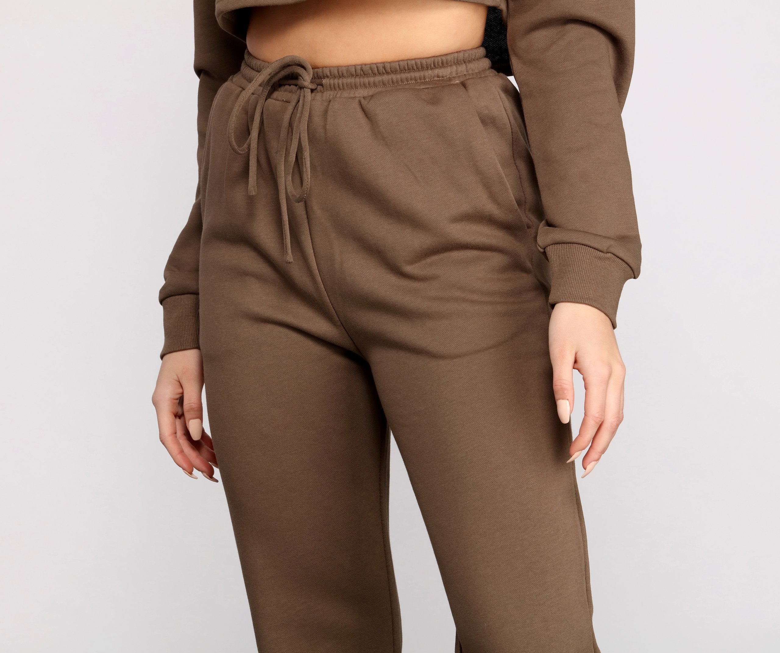 Basic Mood High Waist Joggers - Lady Occasions