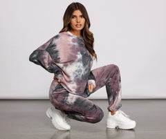 Colorfully Chic Tie Dye Joggers - Lady Occasions