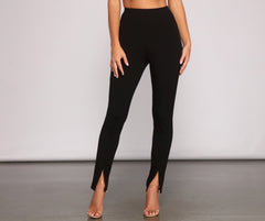 Chic Status High Waist Pants - Lady Occasions