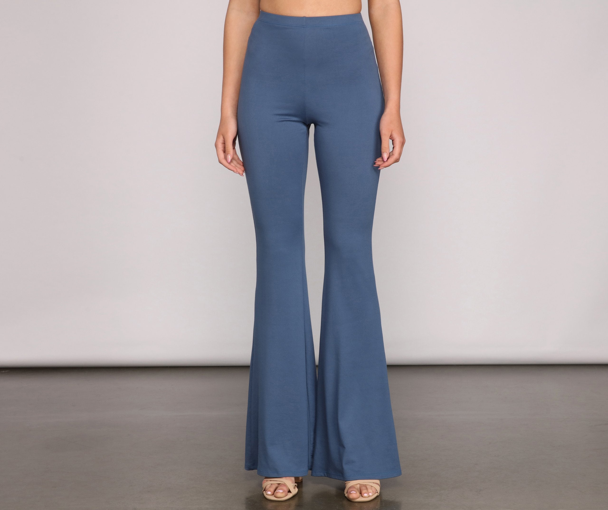 Trendsetting Babe Flared Pants - Lady Occasions