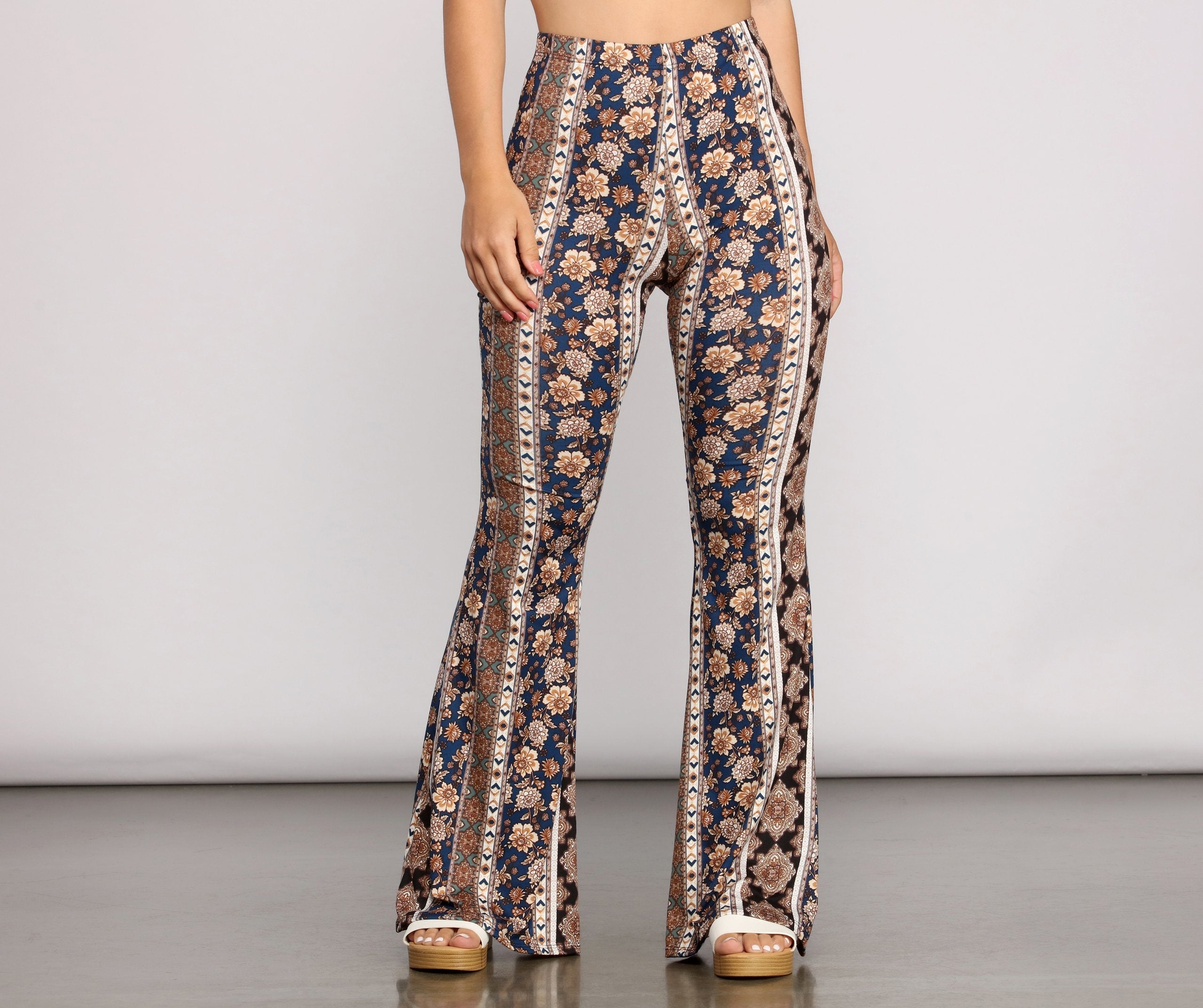 Bohemian Beat High Waist Pants - Lady Occasions