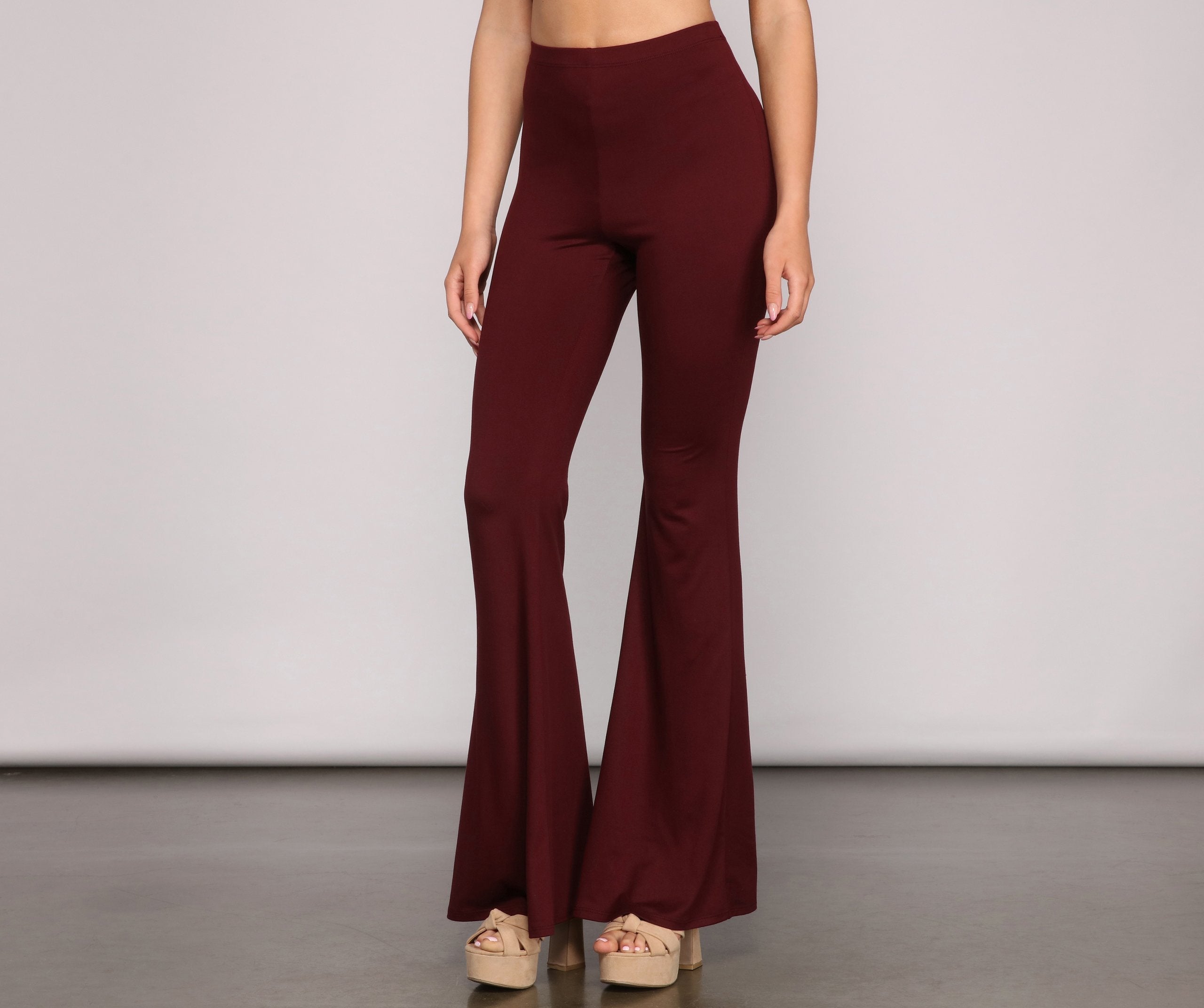 Trendsetting Babe Flared Pants - Lady Occasions