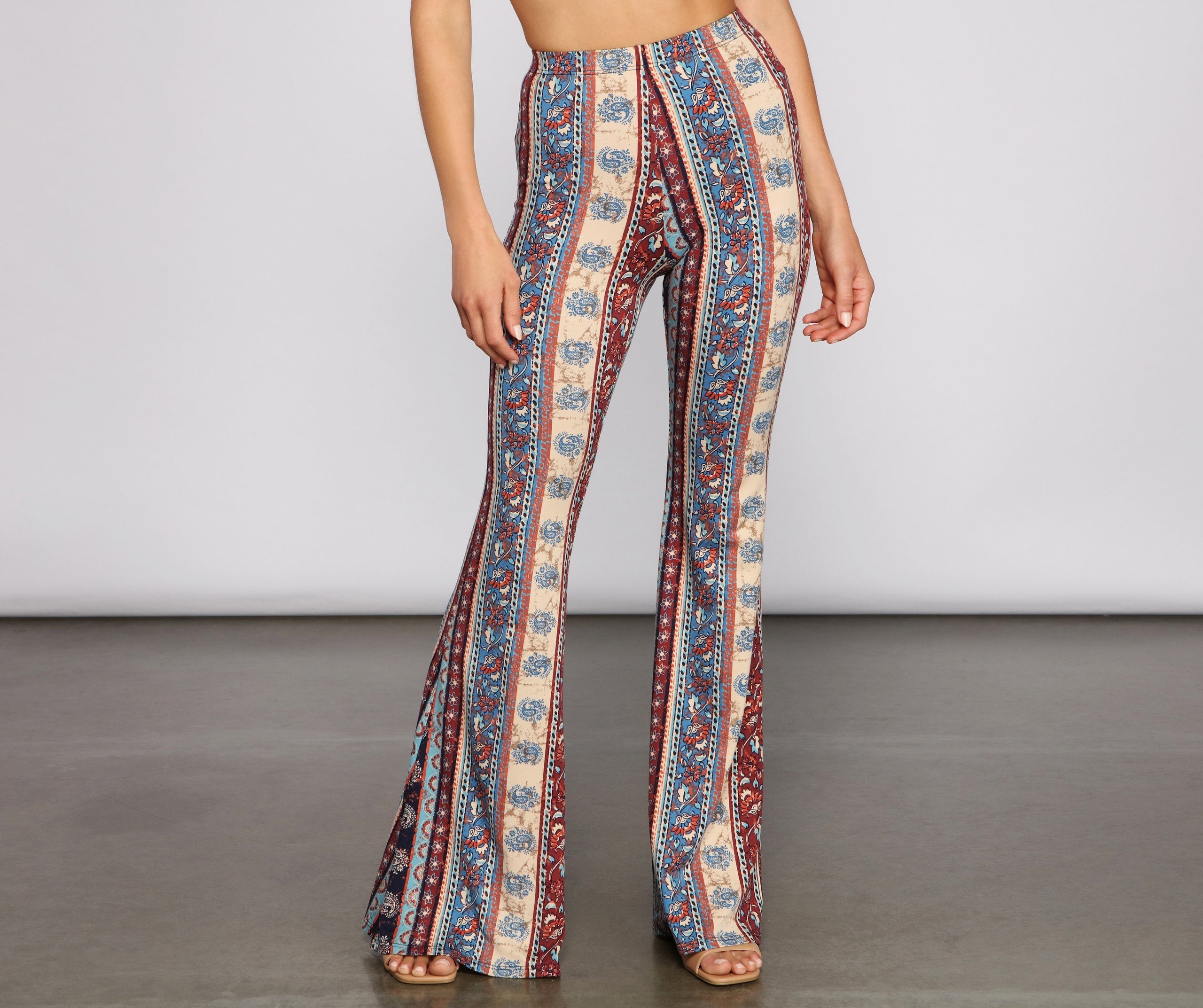 Wanderlust Beauty Flared Pants - Lady Occasions