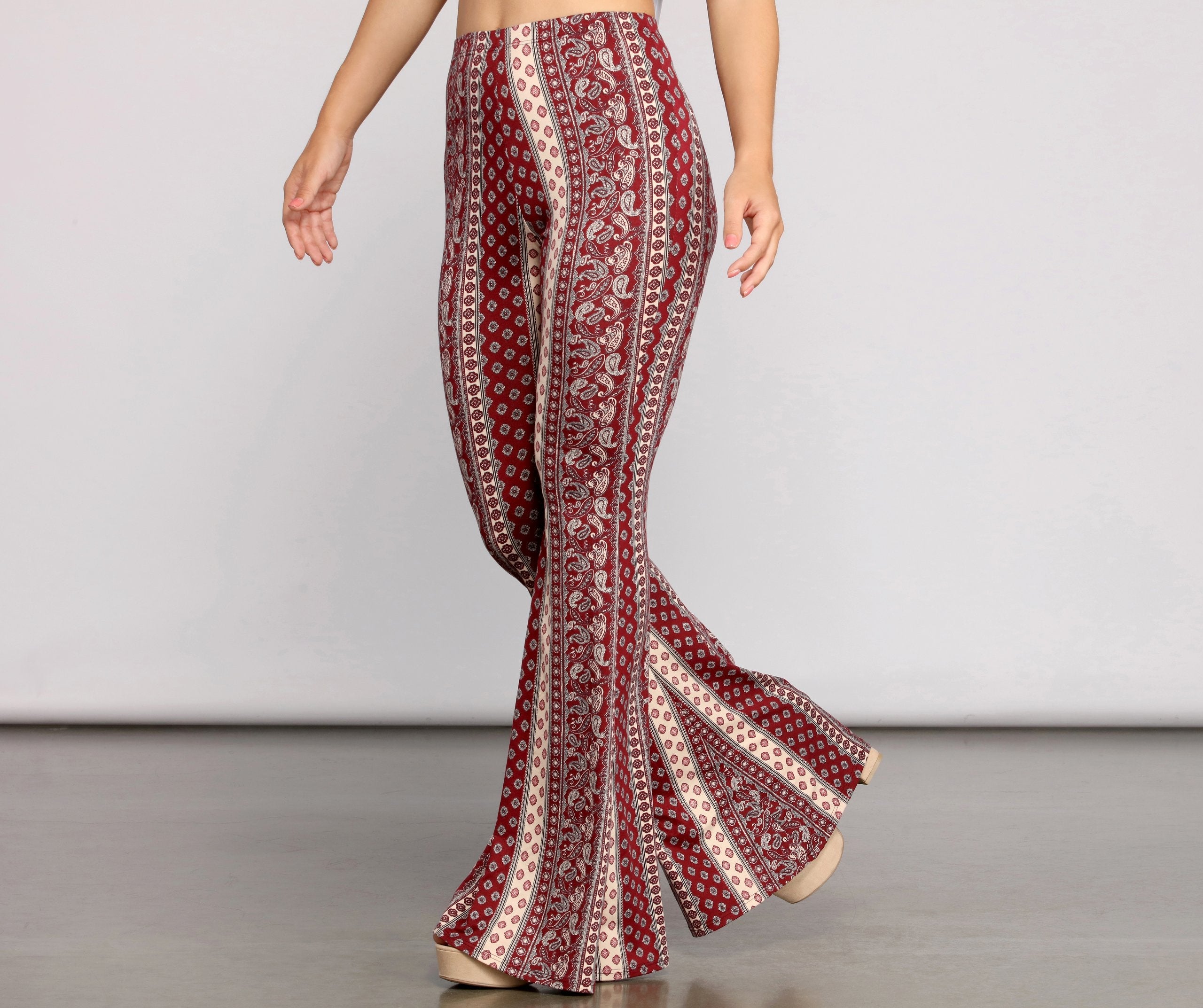 Wanderlust Beauty Flared Pants - Lady Occasions