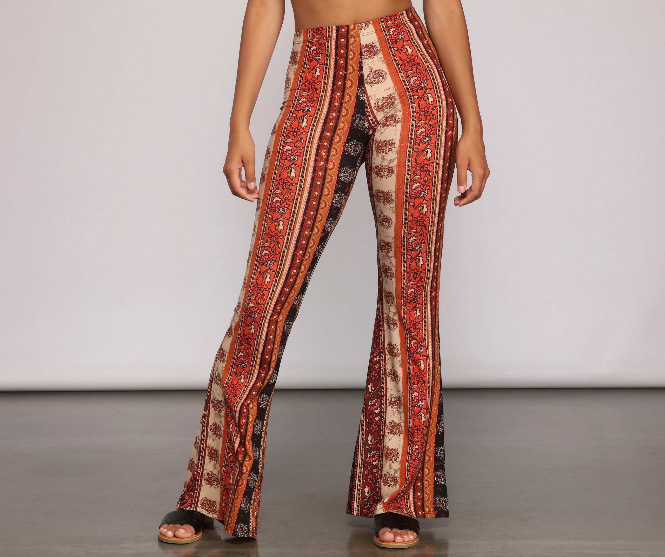 Wanderlust Beauty Flared Pants - Lady Occasions