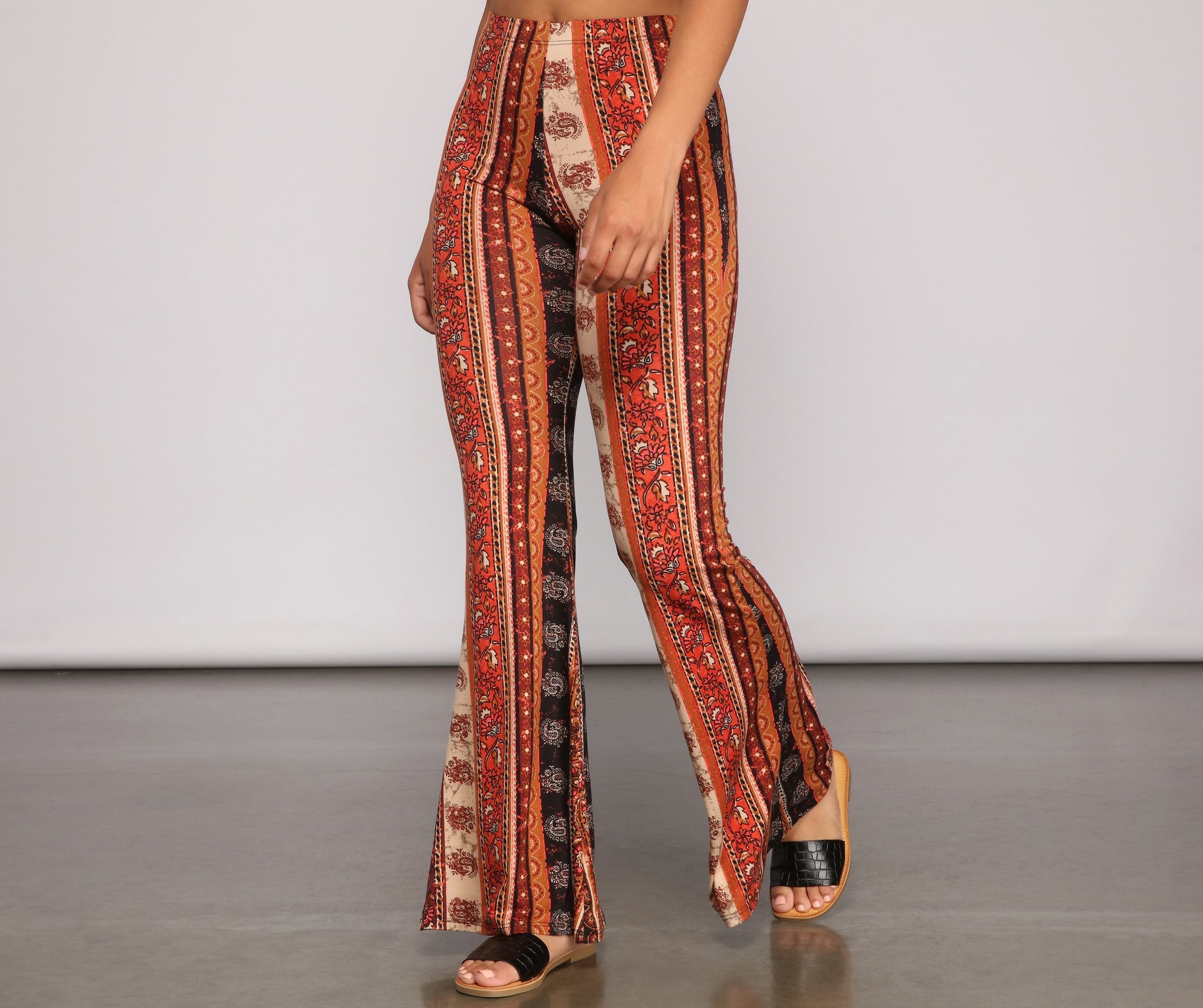 Wanderlust Beauty Flared Pants - Lady Occasions