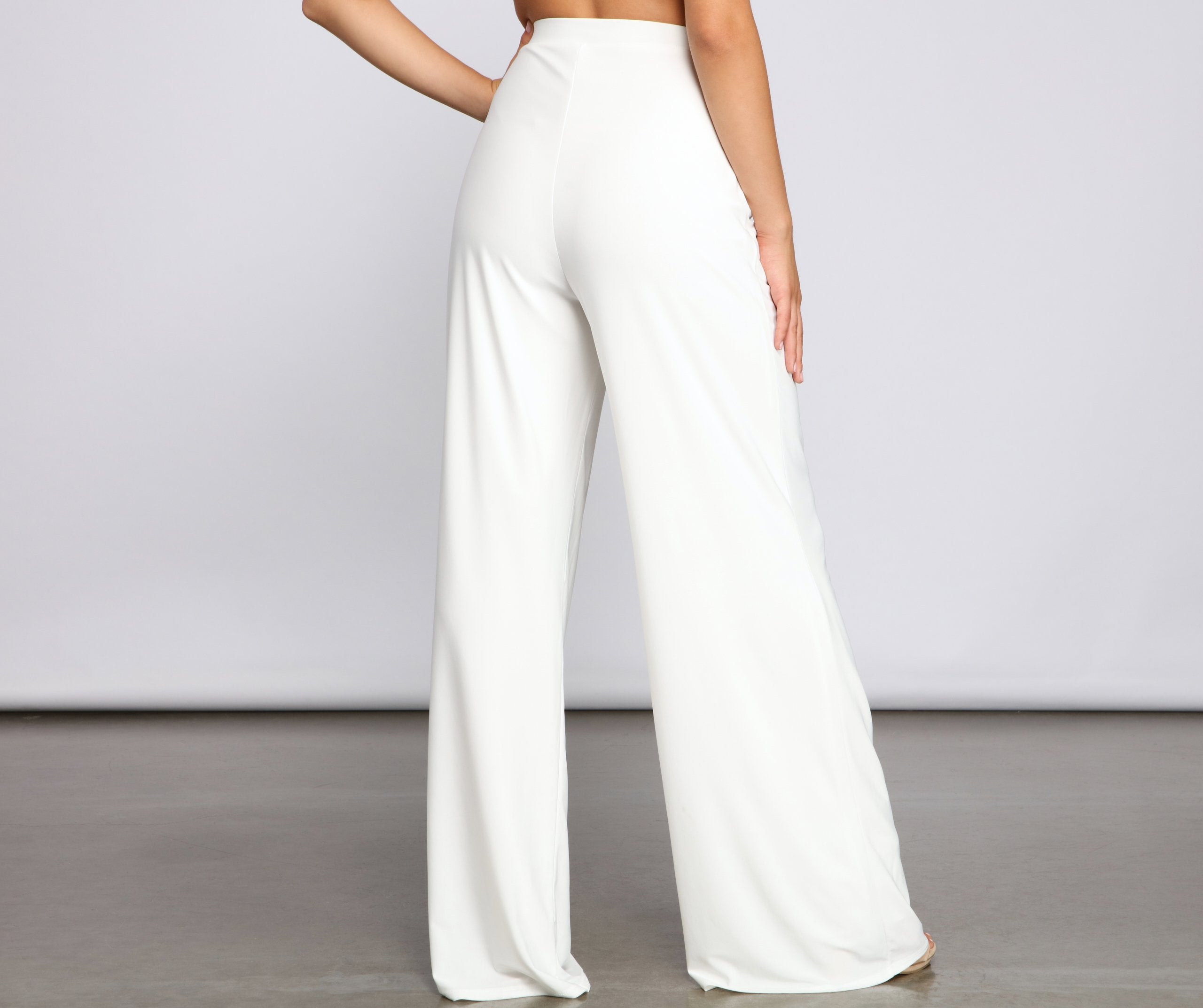 Whisked Away Wide Leg Pants - Lady Occasions