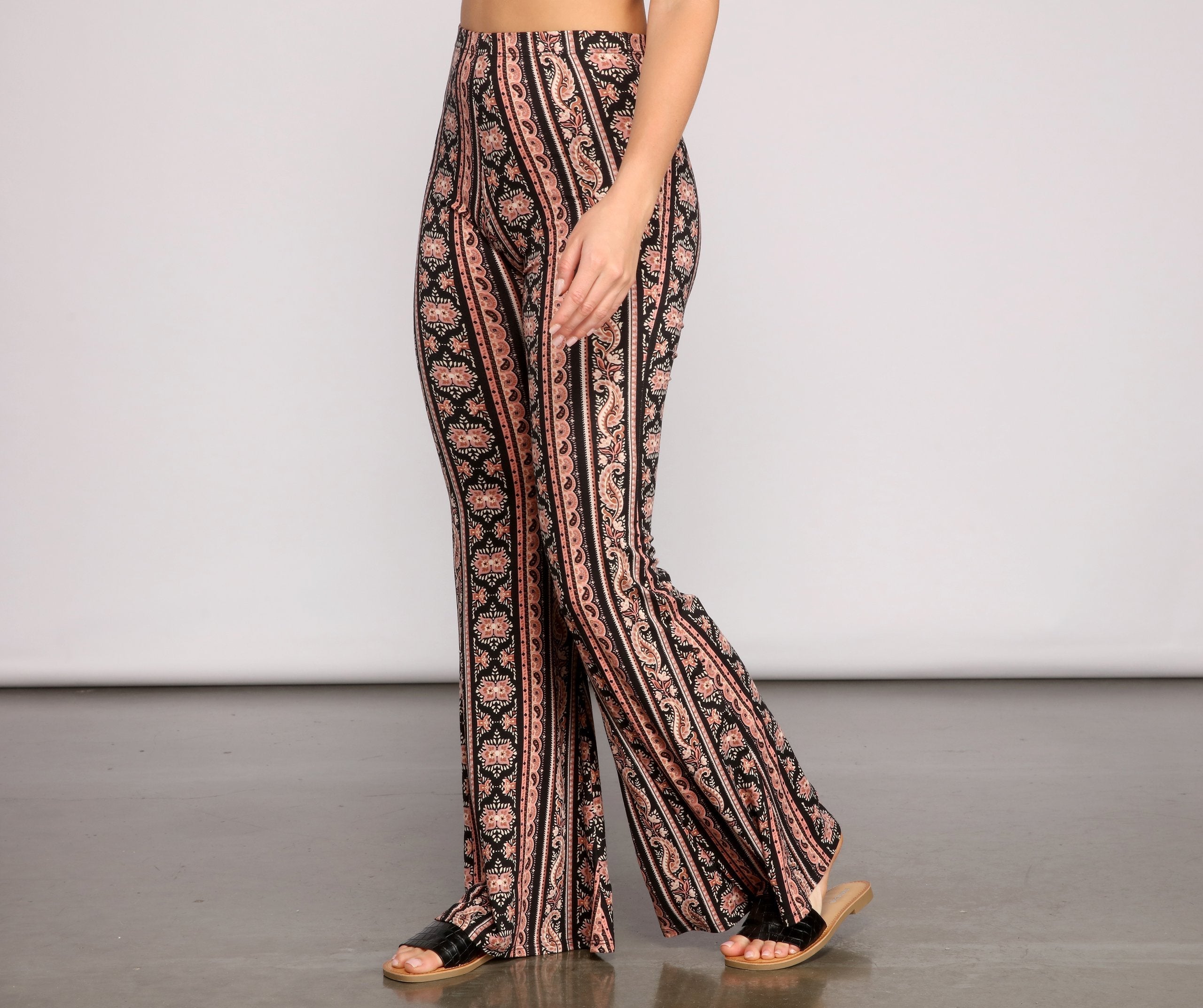 Wanderlust Beauty Flared Pants - Lady Occasions